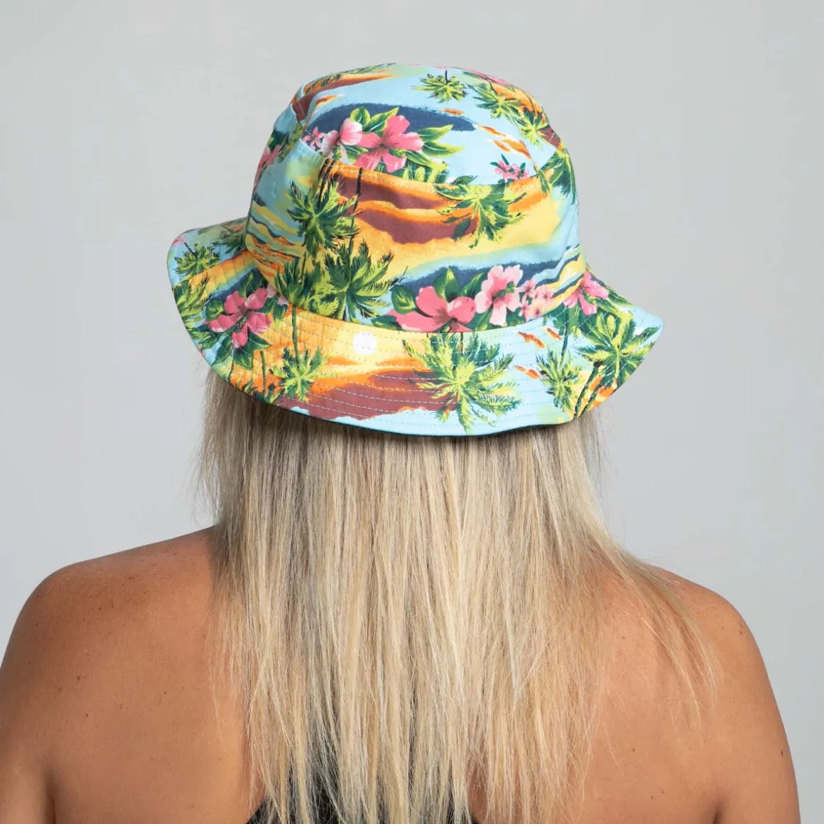 Unisex Bucket Hat - Yellow Floral