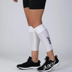 Unisex Elite Aero Calf Sleeves - White