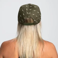Unisex Flat Bill - Olive Iwa