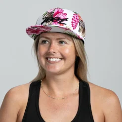 Unisex Flat Bill - Pink Floral