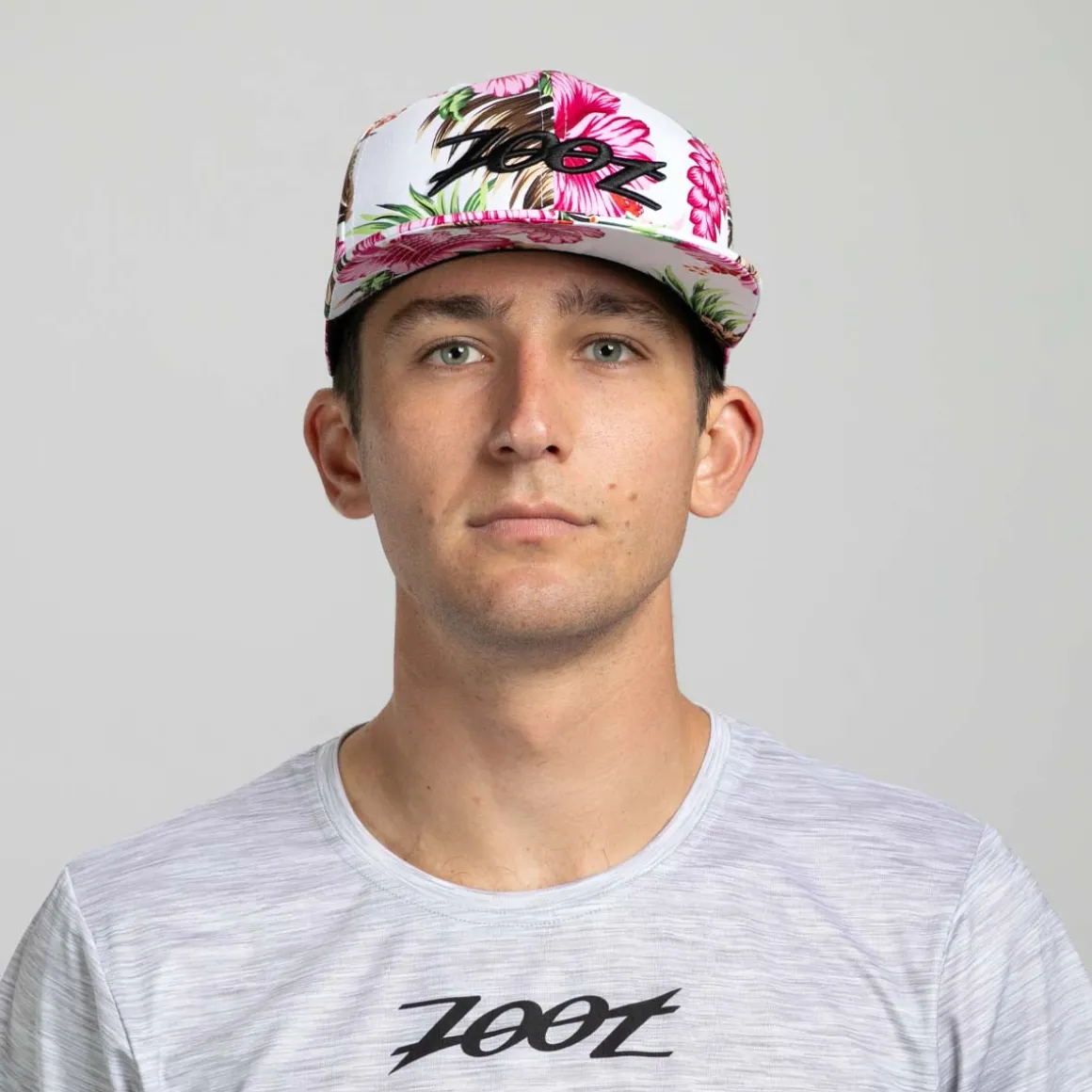 Unisex Flat Bill - Pink Floral