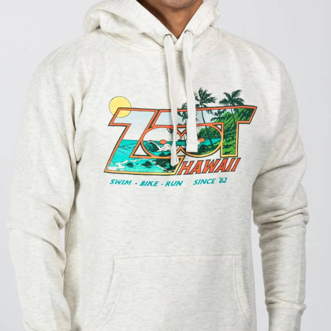 Unisex Hawaii 83' Hoodie - Oatmeal Heather