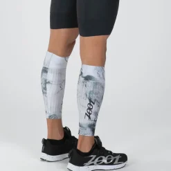 Unisex Ltd Aero Calf Sleeve - White Hot