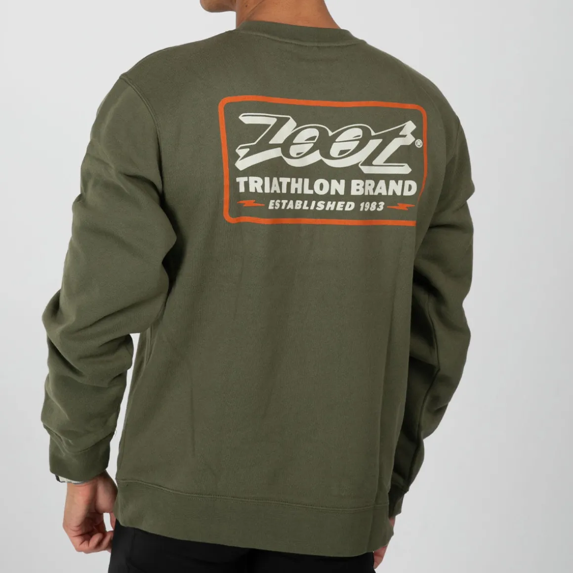 Unisex Shop Badge Crewneck - Army