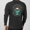Unisex Sunset Terry Crewneck - Charcoal Heather