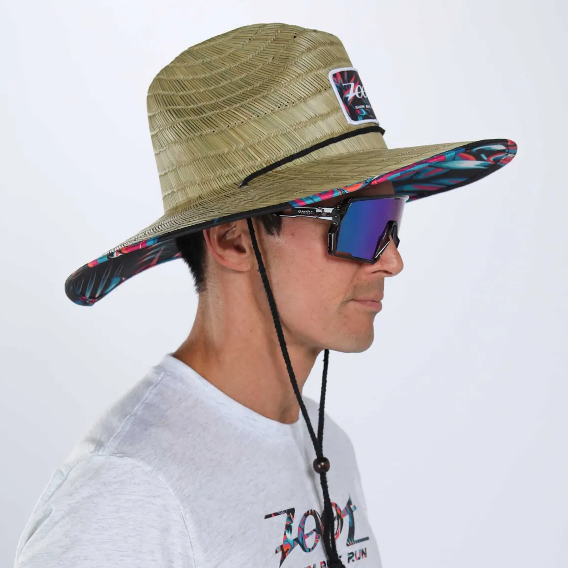 Unisex Sunstop Lifeguards Hat - Straw