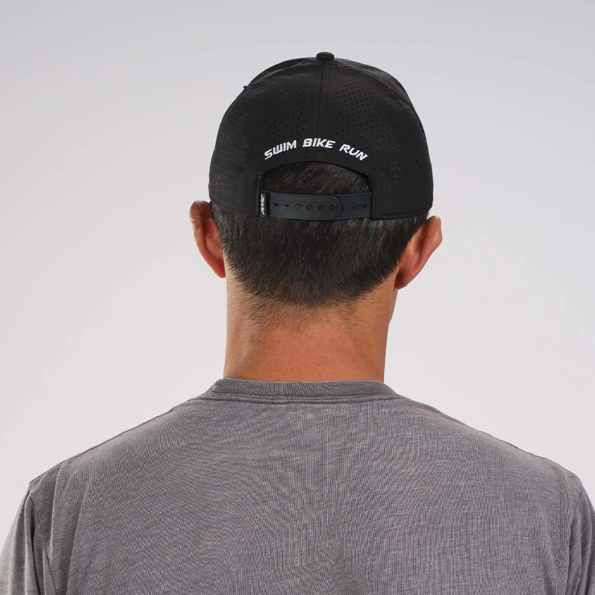 Unisex Tech Curved Bill Hat - Black