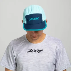 Unisex Tech 5-Panel Hat - Blue Burst