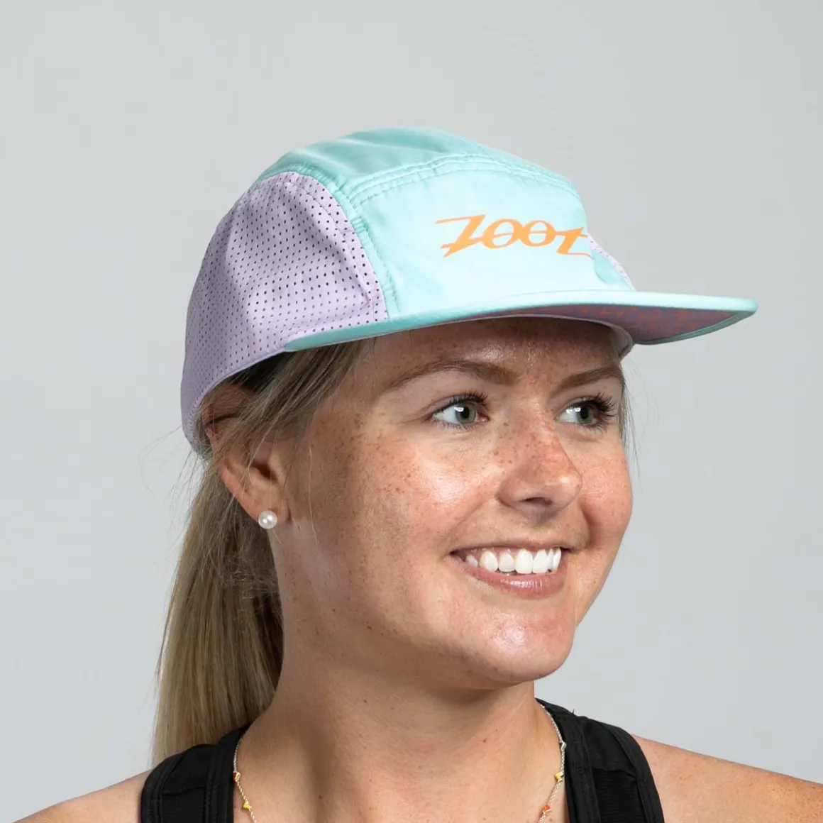 Unisex Tech 5-Panel Hat - Mint Trail