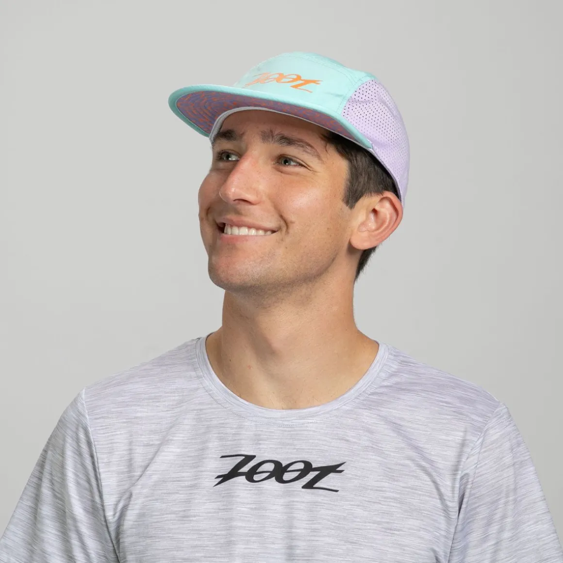 Unisex Tech 5-Panel Hat - Mint Trail
