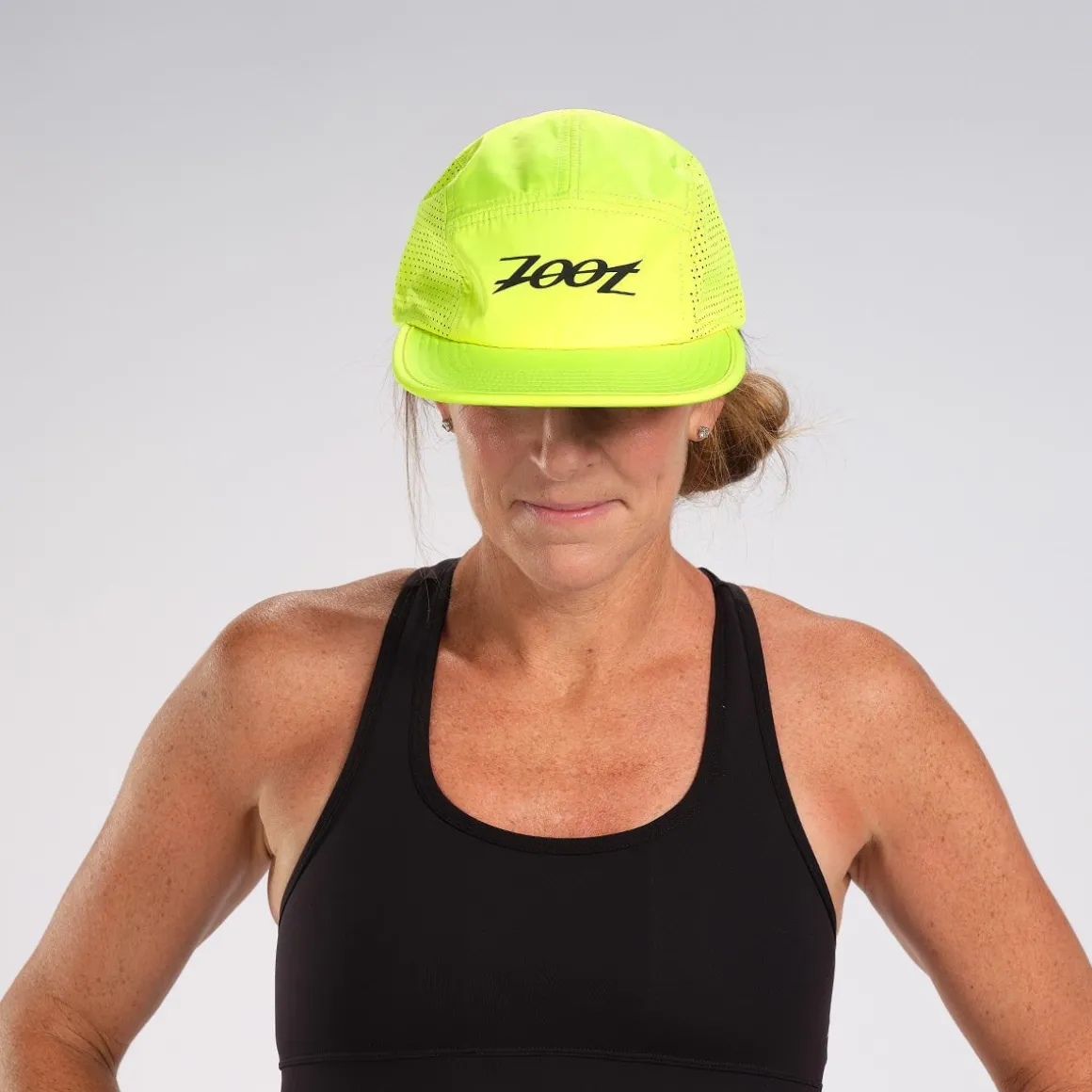 Unisex Tech 5-Panel Hat - Safety Yellow