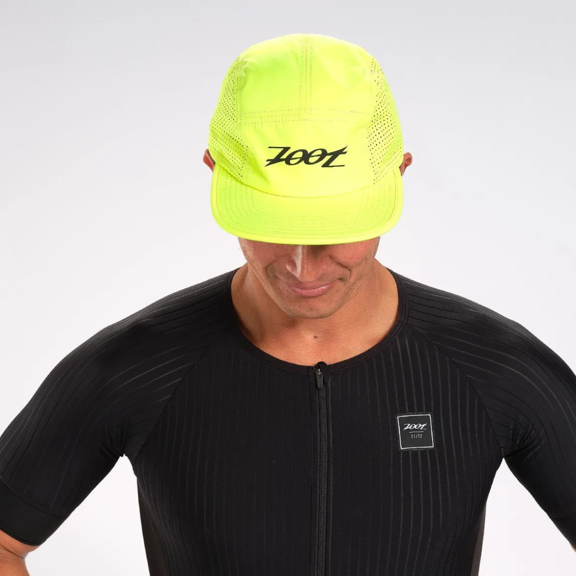 Unisex Tech 5-Panel Hat - Safety Yellow
