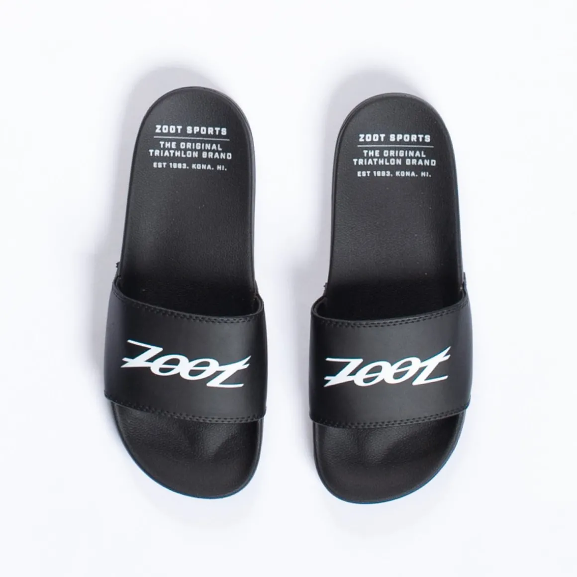 Unisex Transition Slide Sandals - Black/White