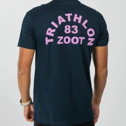 Unisex Triathlon Arch Tee - Midnight Navy