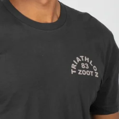 Unisex Triathlon Arch Tee - Graphite Black