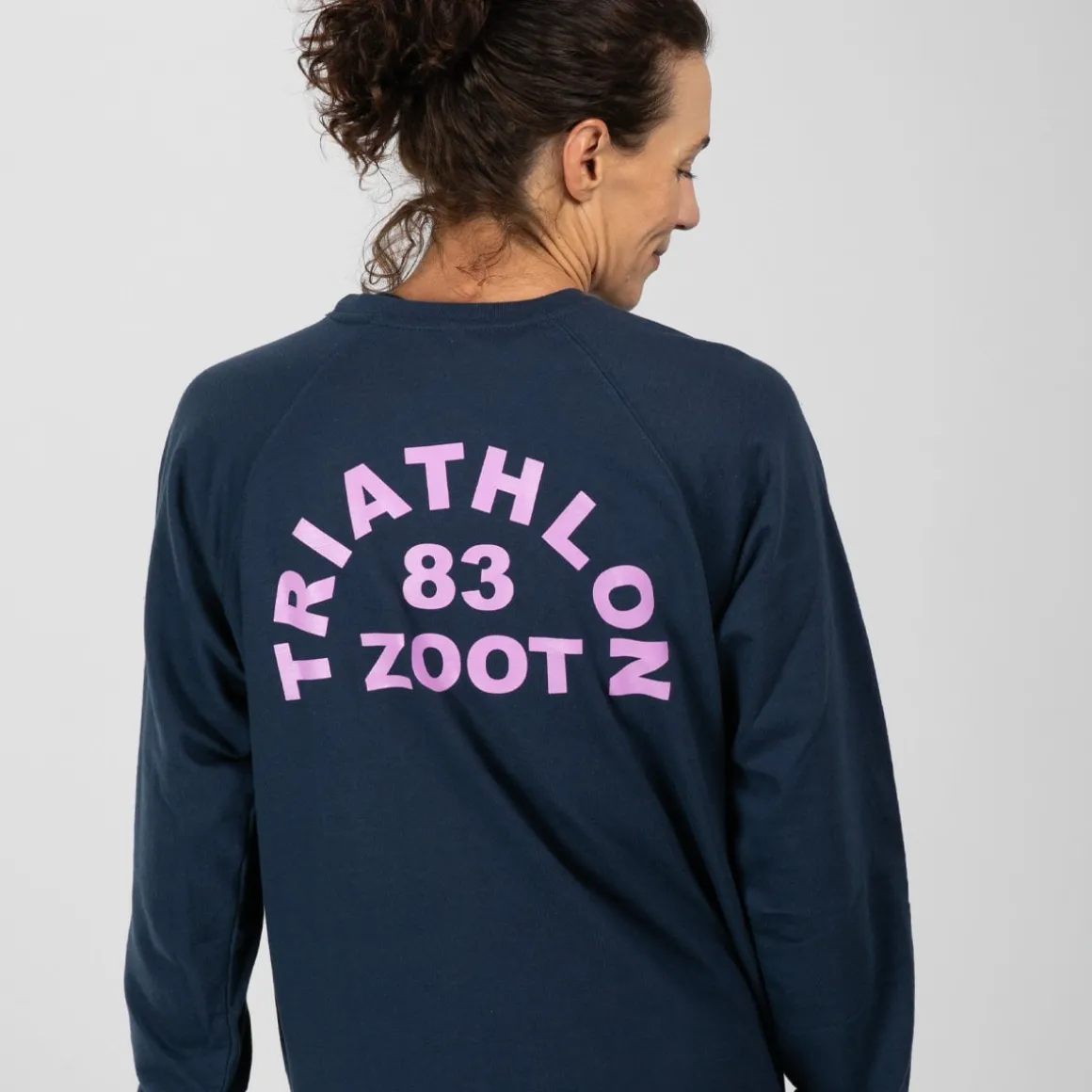 Unisex Triathlon Arch Terry Crewneck - Indigo