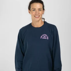 Unisex Triathlon Arch Terry Crewneck - Indigo
