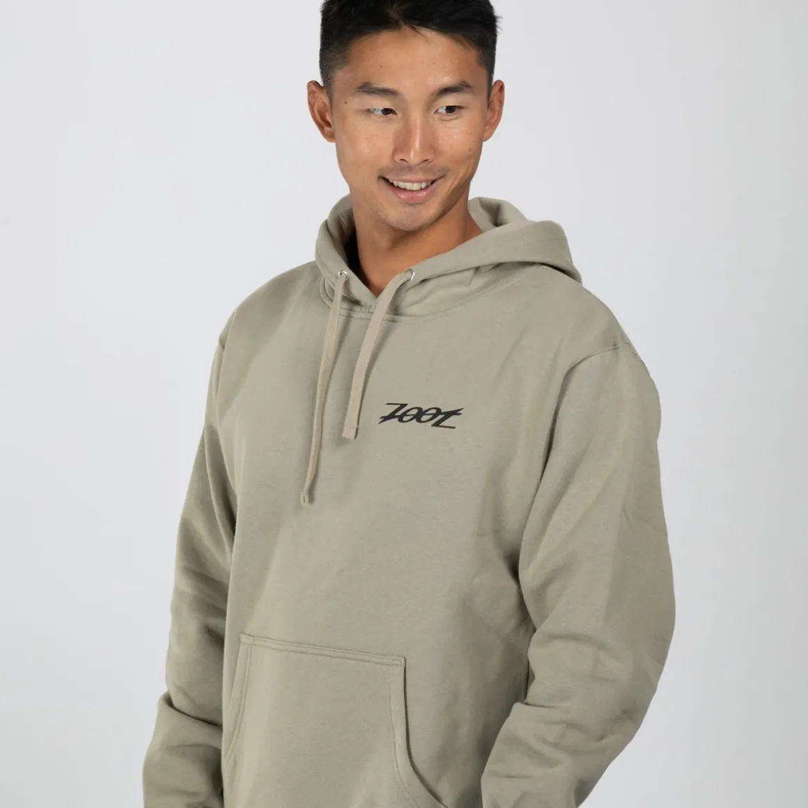 Unisex Triathlon Stamp Hoodie - Cement