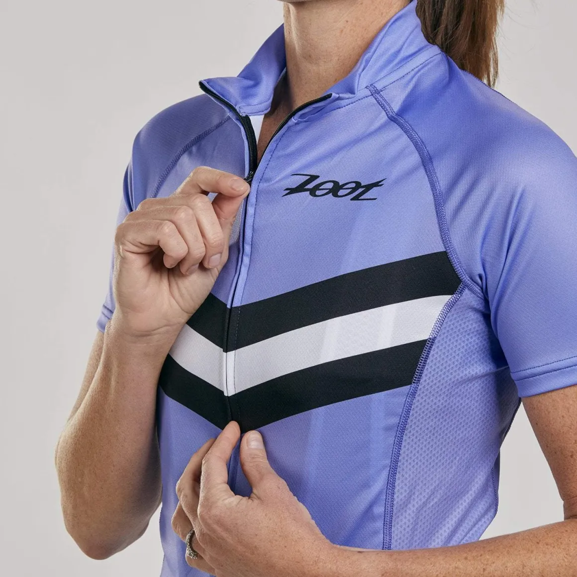 Womens Core+ Cycle Jersey - Violet