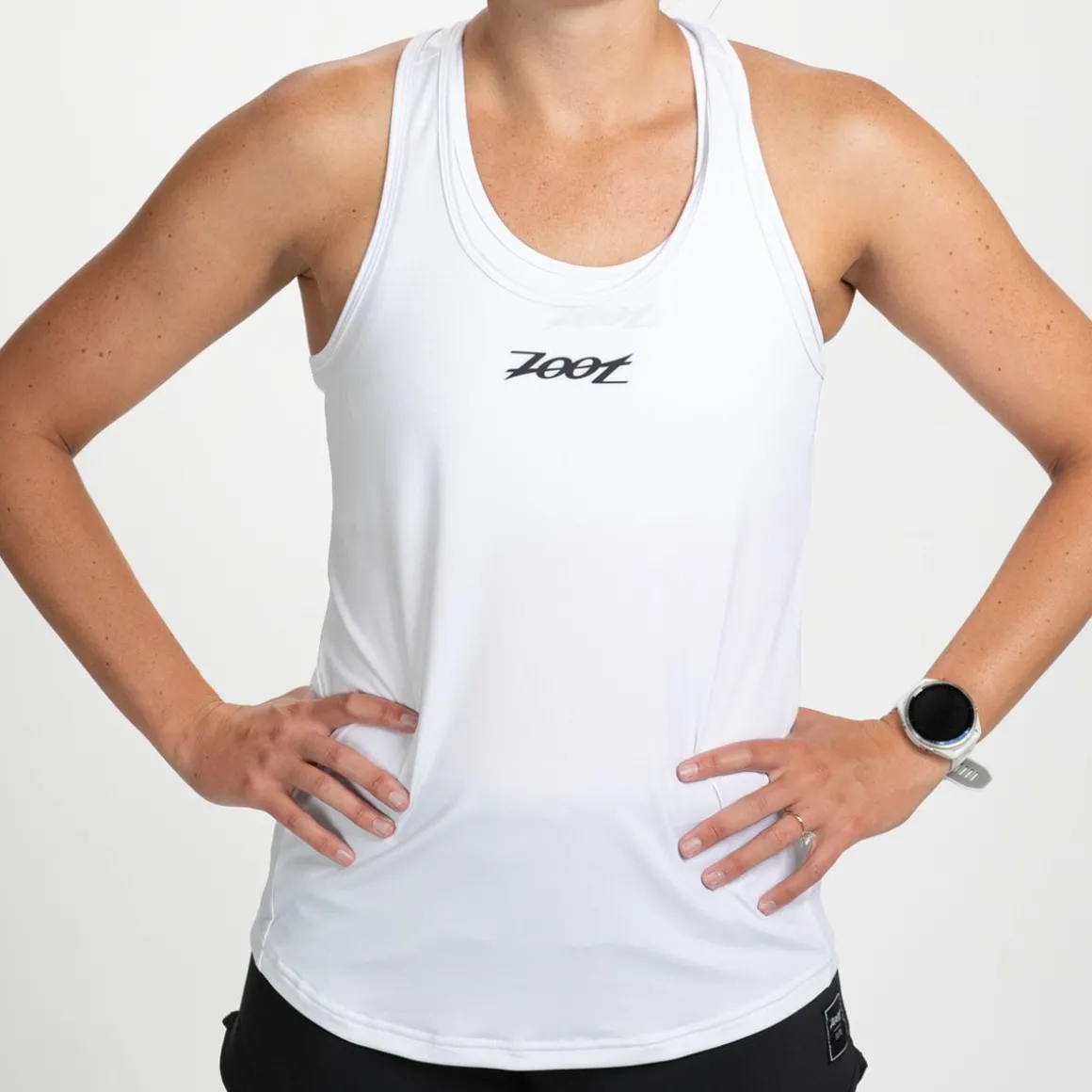 Women's Core Run Singlet - White