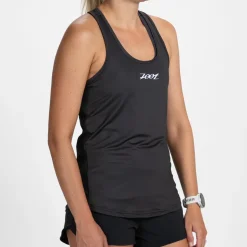 Women's Core Run Singlet - Black