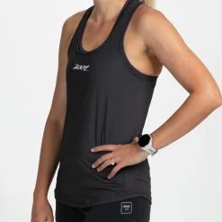 Women's Core Run Singlet - Black