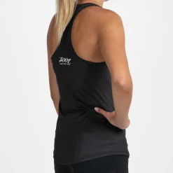 Women's Core Run Singlet - Black