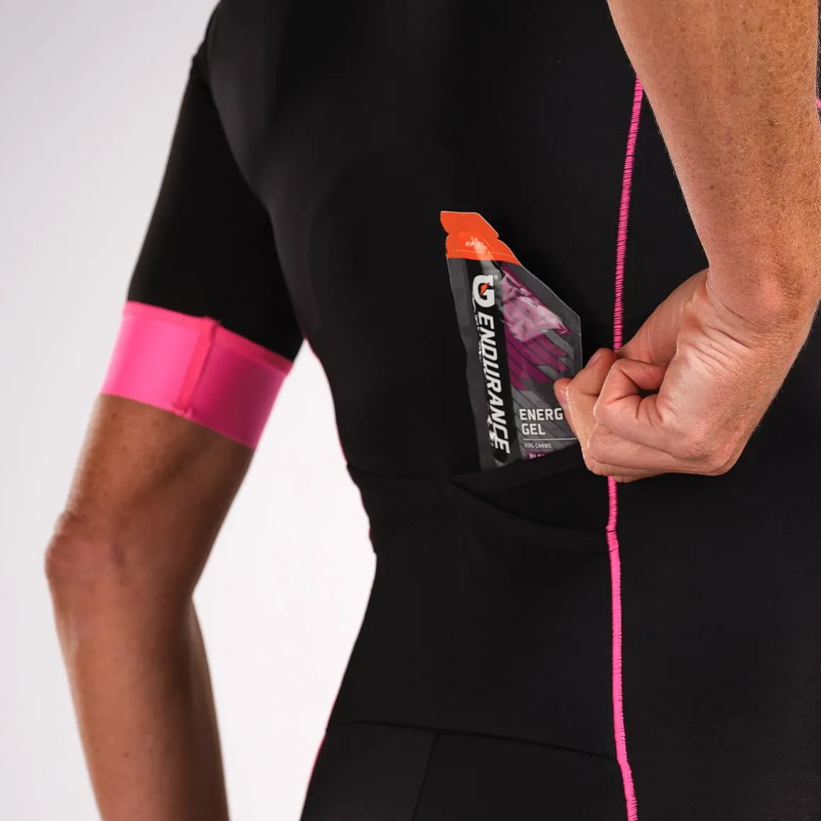 Womens Core+ Tri Aero Racesuit - Blush