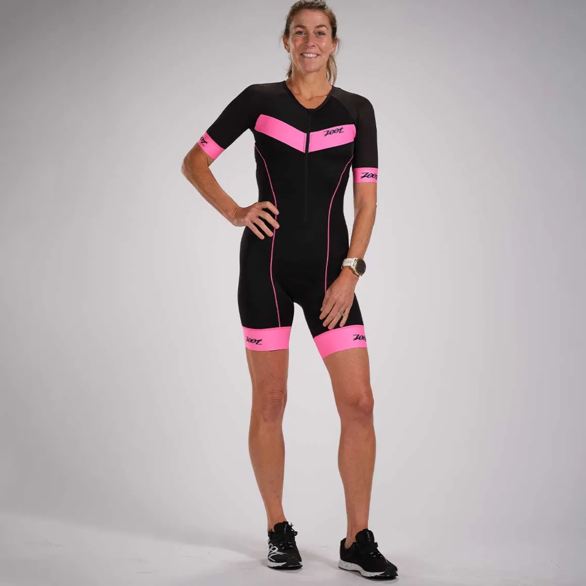Womens Core+ Tri Aero Racesuit - Blush