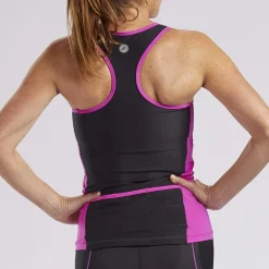 Womens Core+ Tri Racerback - Razz