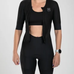 Women's Elite 2.0 Tri Aero FZ Racesuit - Black
