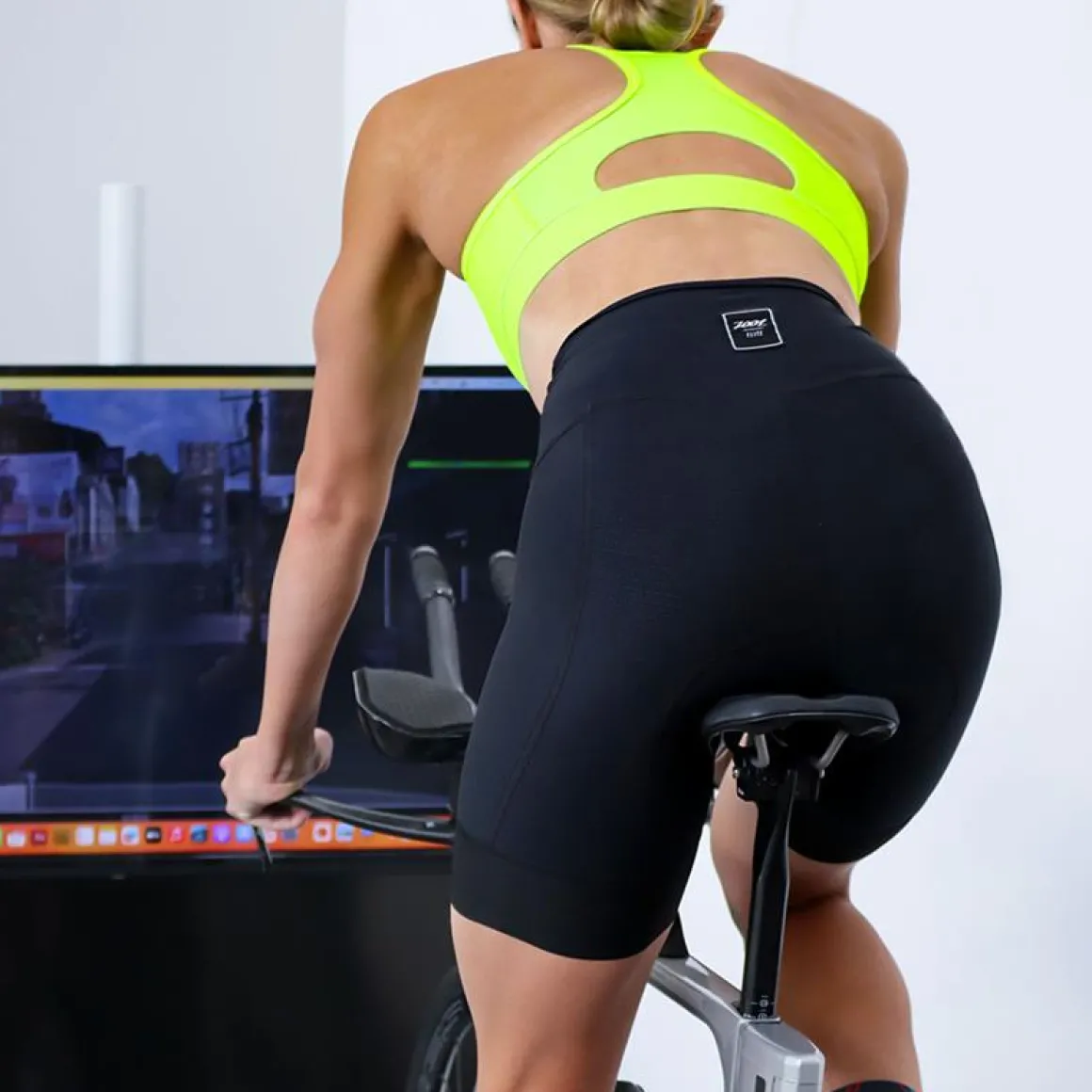 Women's Elite Cycle High Waist Short - Black