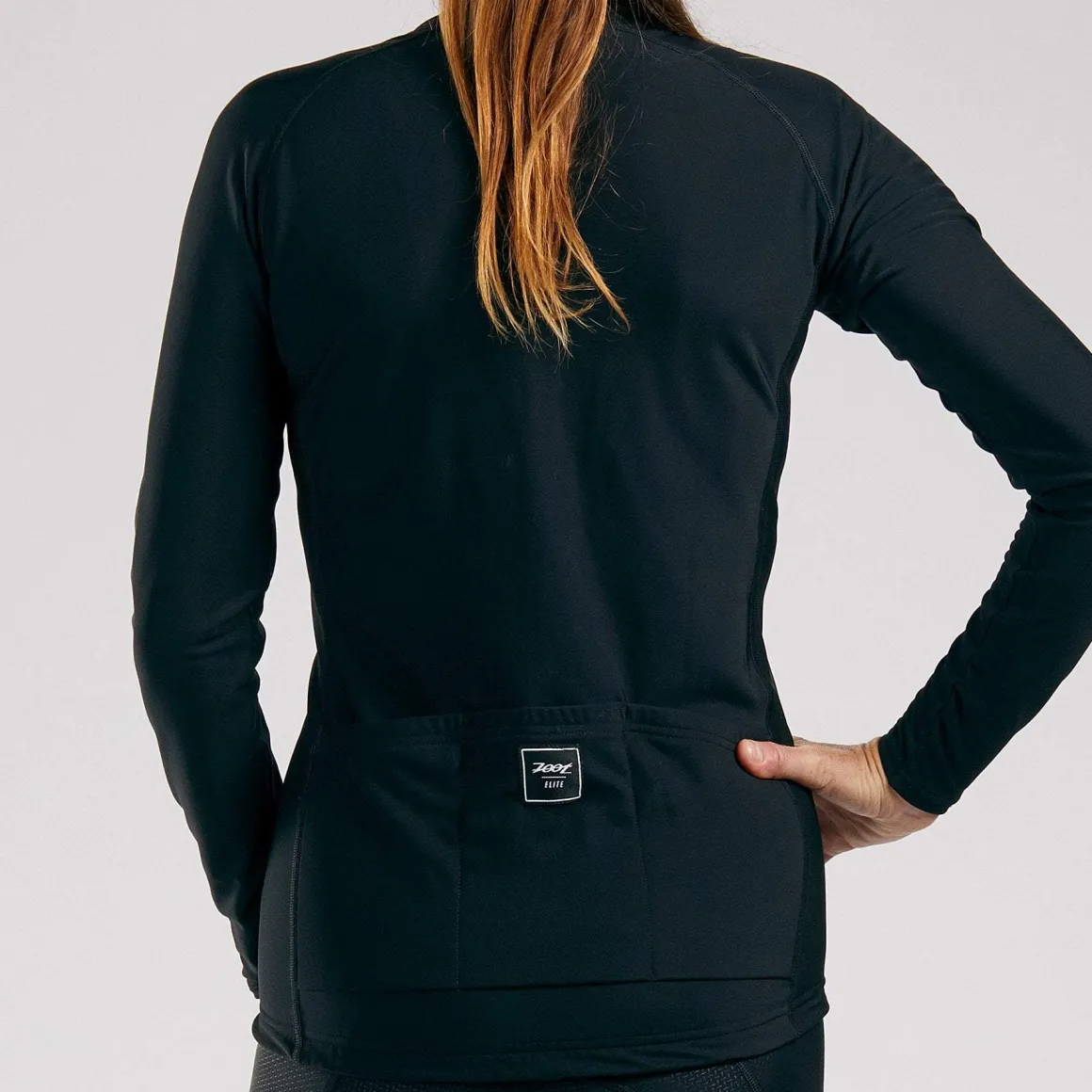 Women's Elite Cycle Thermo Jersey - Black