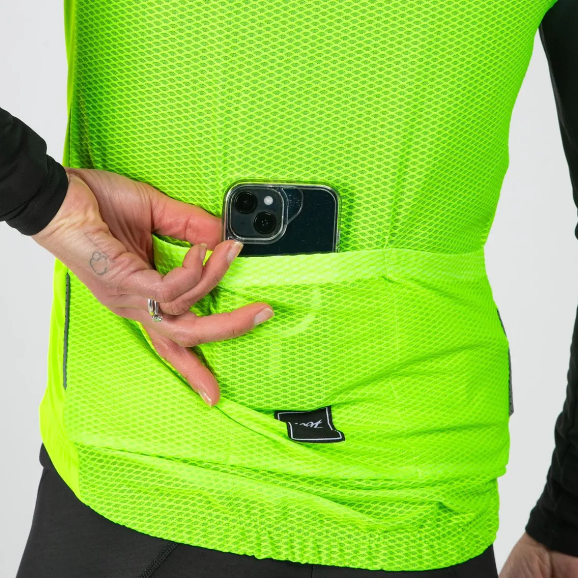 Women's Elite Cycle Vest - Safety Yellow