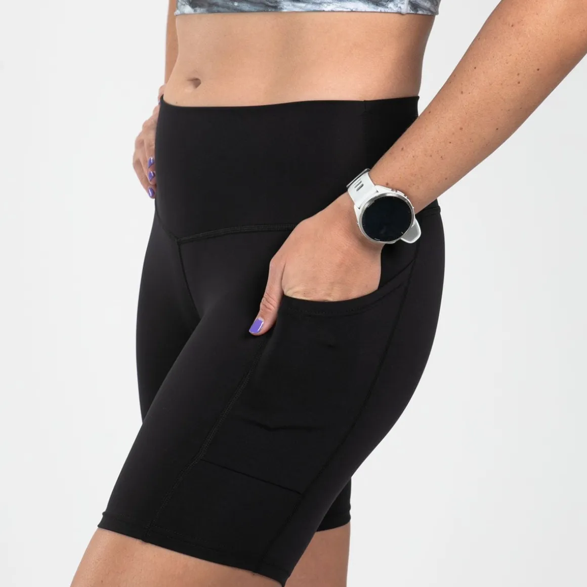 Women's Elite Run 8" Short - Black