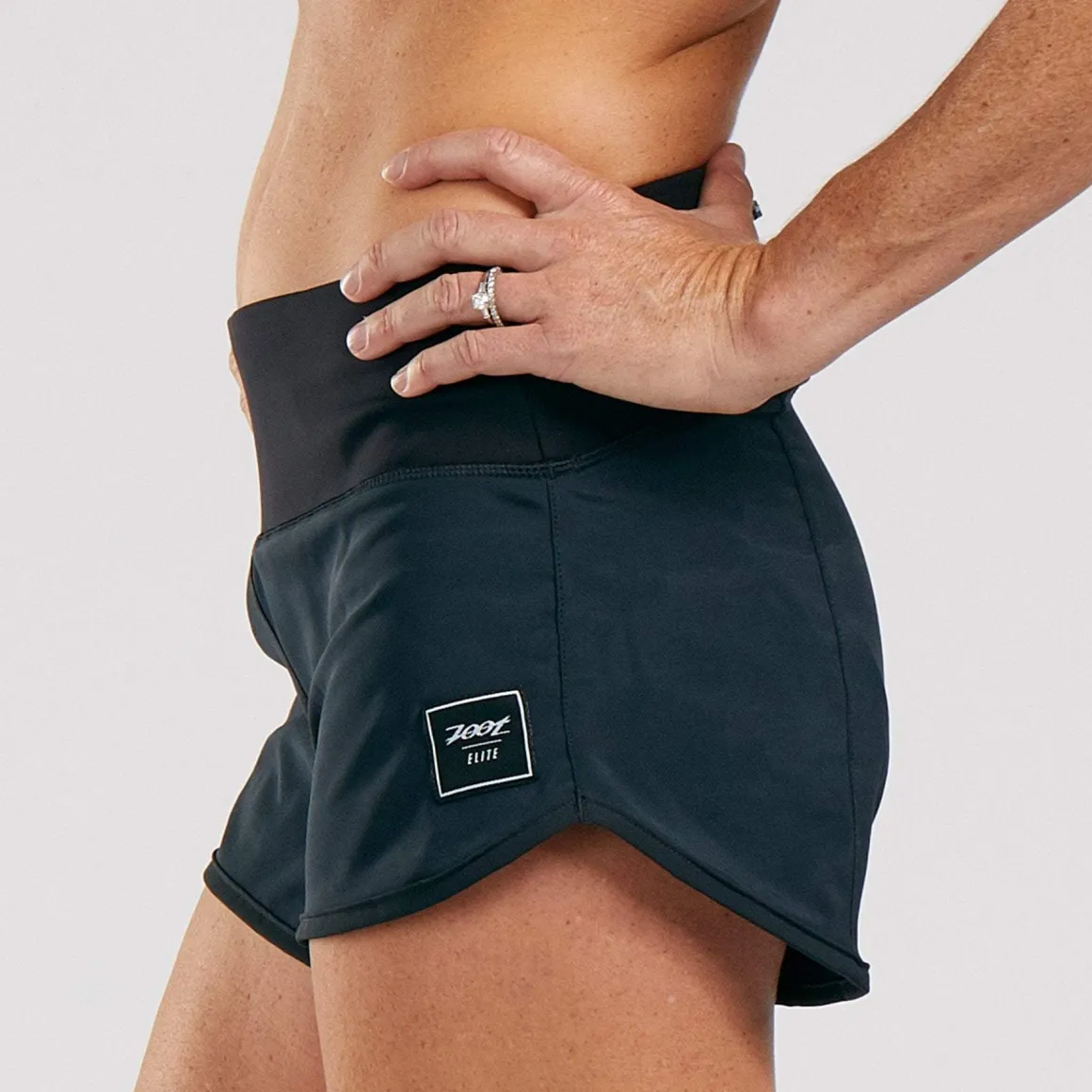 Women's Elite Run 3" Short - Black