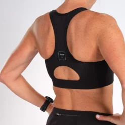 Women's Elite Run Bra - Black