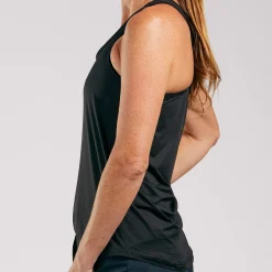 Women's Elite Run Singlet - Black