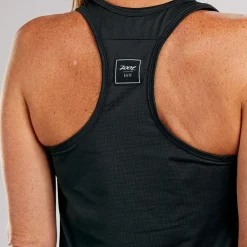 Women's Elite Run Singlet - Black