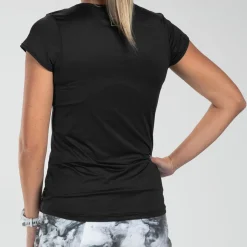 Women's Elite Run Tee - Black