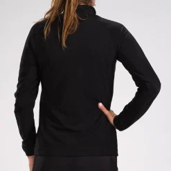 Women's Elite Run Thermo 1/2 Zip - Black