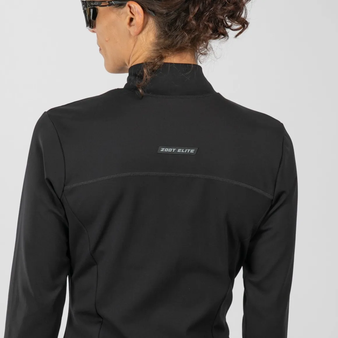 Women's Elite Run Track Jacket - Jet Black