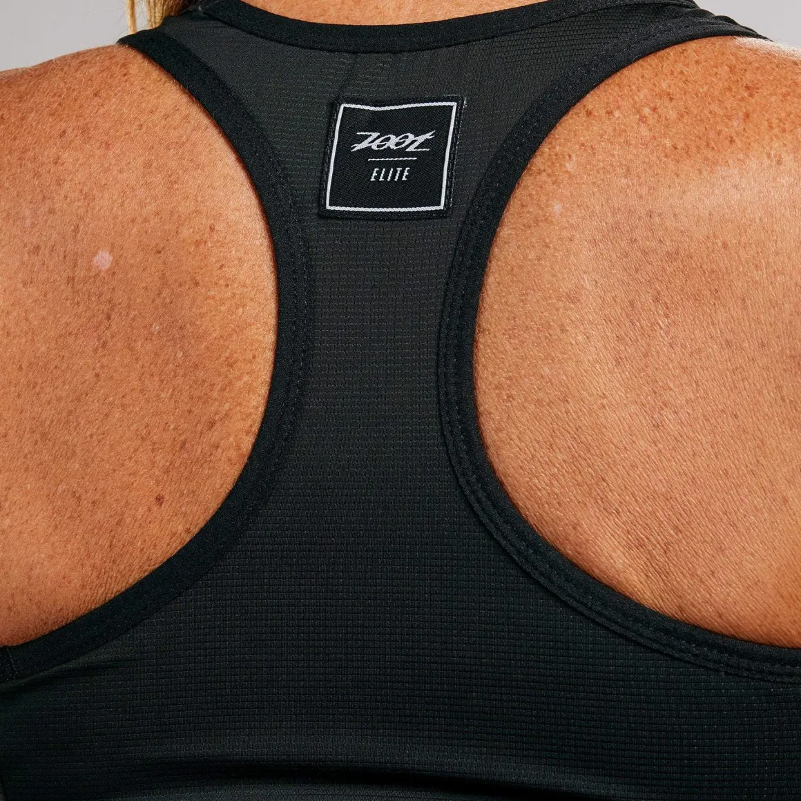 Women's Elite Tri Racerback - Black