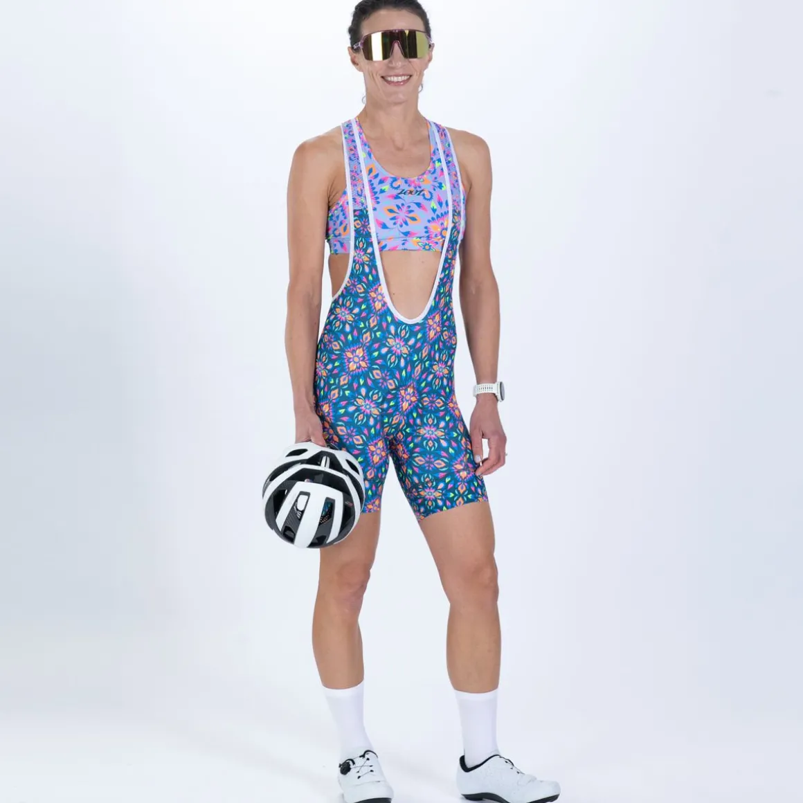 Women's Ltd Cycle Bib - Kaleidoscope