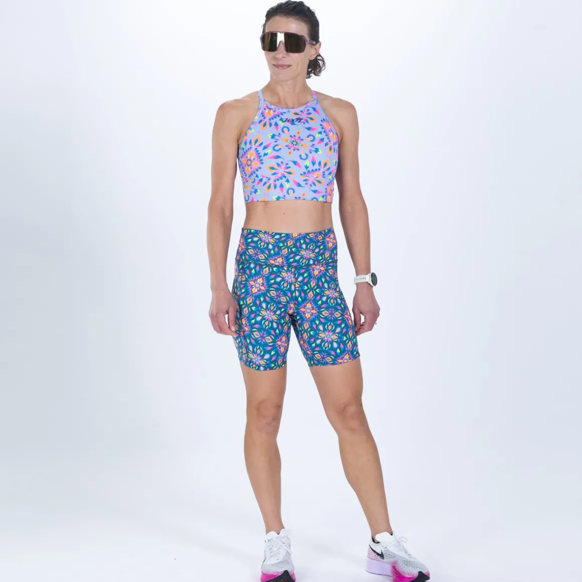 Women's Ltd Run 6" Pulse High-Rise Short - Kaleidoscope