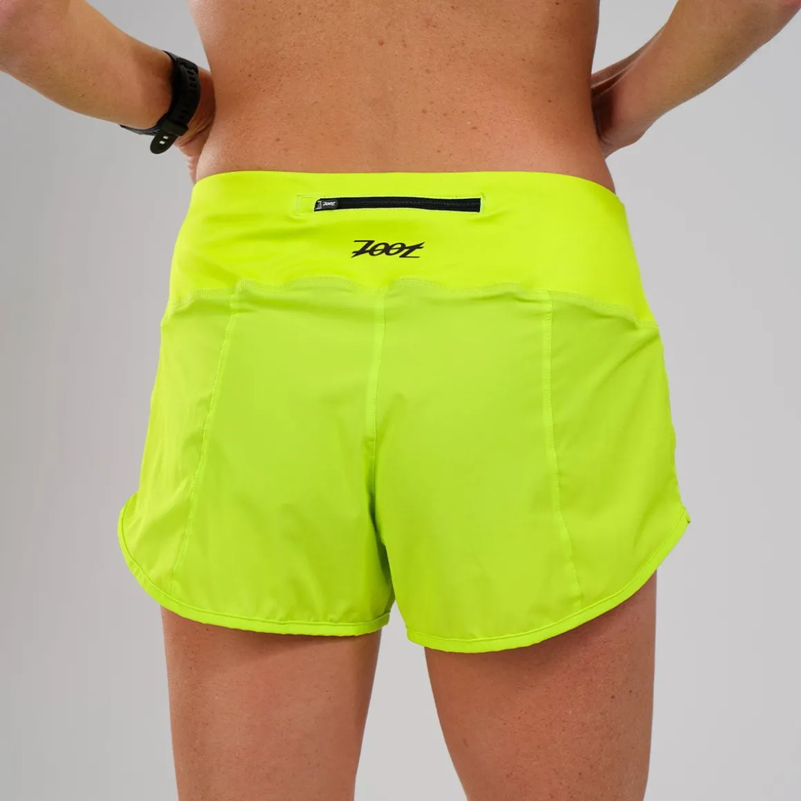 Women's LTD Run 3" Short - Neon Yellow