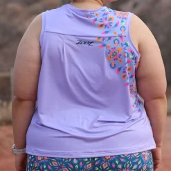 Women's Ltd Run Athena Singlet - Kaleidoscope