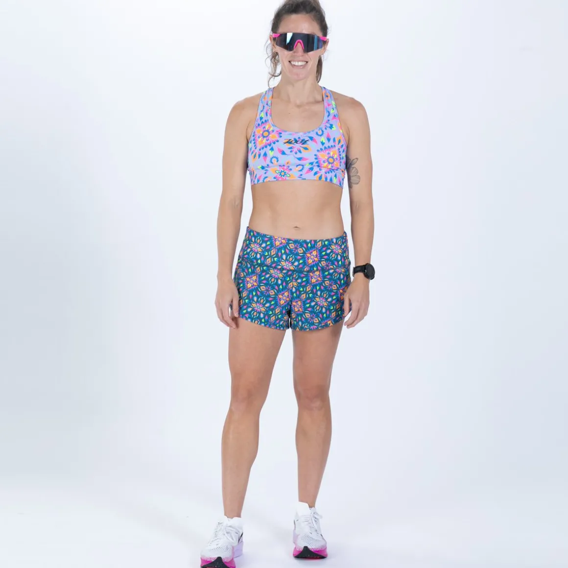 Women's Ltd Run Bra - Kaleidoscope