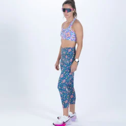 Women's Ltd Run High Rise Capri - Kaleidoscope
