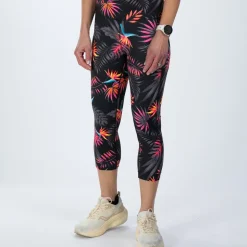 Women's Ltd Run High Rise Capri - Tropical Magic